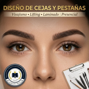 Diseño de Cejas y Colocación de Pestañas