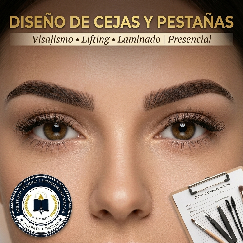 Diseño de Cejas y Colocación de Pestañas